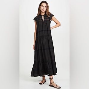 Free People Midnight Magic Midi Dress Black